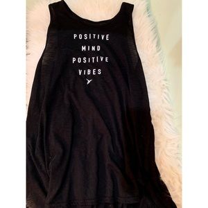 Positive mind positive vibes tank
